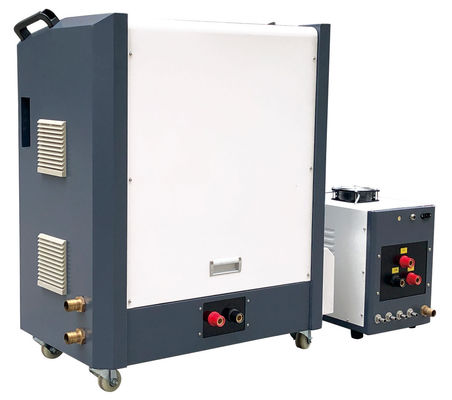 Máquina de aquecimento industrial da indução da frequência média com tela táctil 100kw de DSP