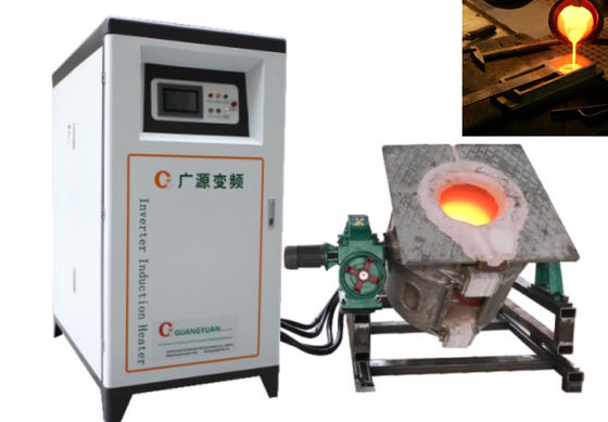 Máquina de fusão por indução a temperatura máxima de 1800 oC com parada de emergência/falha no solo