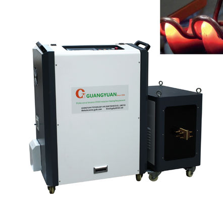 Fornalha do forjamento da indução refrigerar de água 60KW para o aquecimento da barra de aço de 50mm