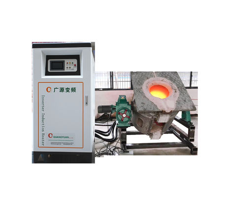 Dispositivo de fusão por indução industrial Máxima temperatura 1800C Sistema de controlo IGBT